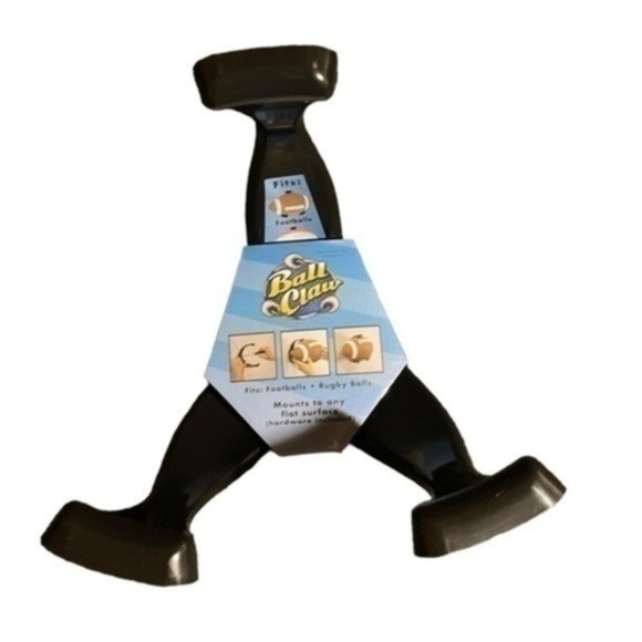 Other - Football Ball Claw NWT. Fits Footballs and Rugby Balls.  Mounts to flat surface​